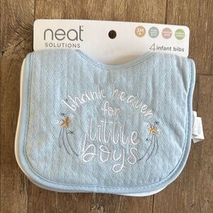 Light Blue Infant Bib Set